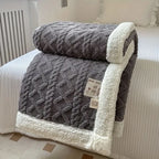 Cozy Sherpa Blanket - LuxeNest Essentials