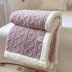 Cozy Sherpa Blanket - LuxeNest Essentials