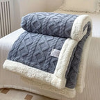 Cozy Sherpa Blanket - LuxeNest Essentials