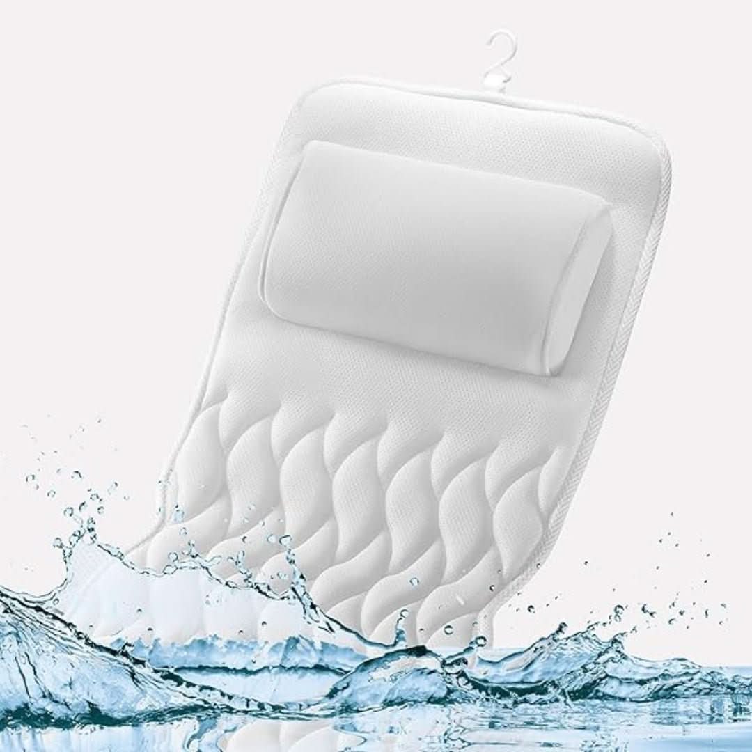 Ergonomic Full-Body Bathtub Pillow - AquaNest Comfort