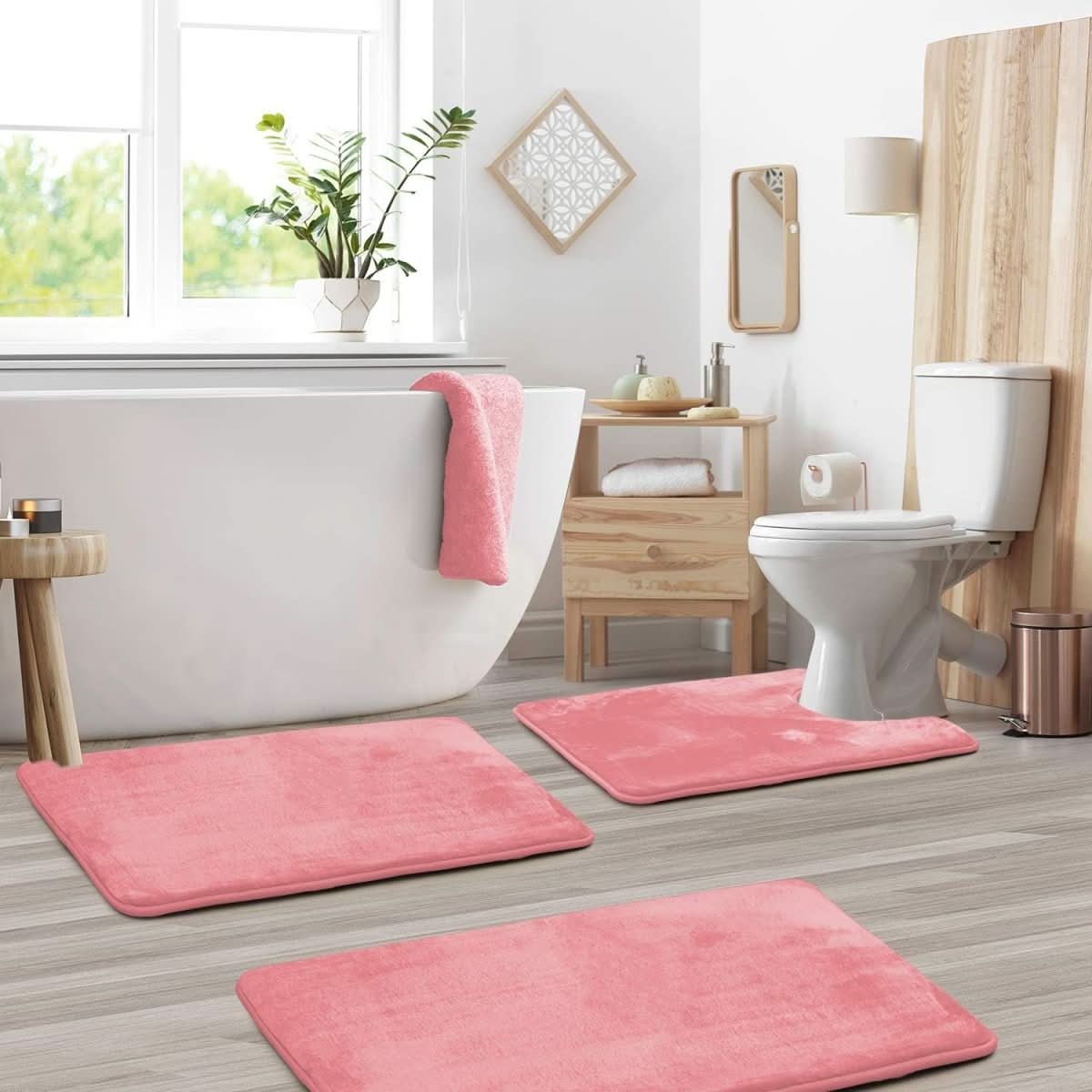 Memory Foam Bath Mat Set - LuxeNest Essentials