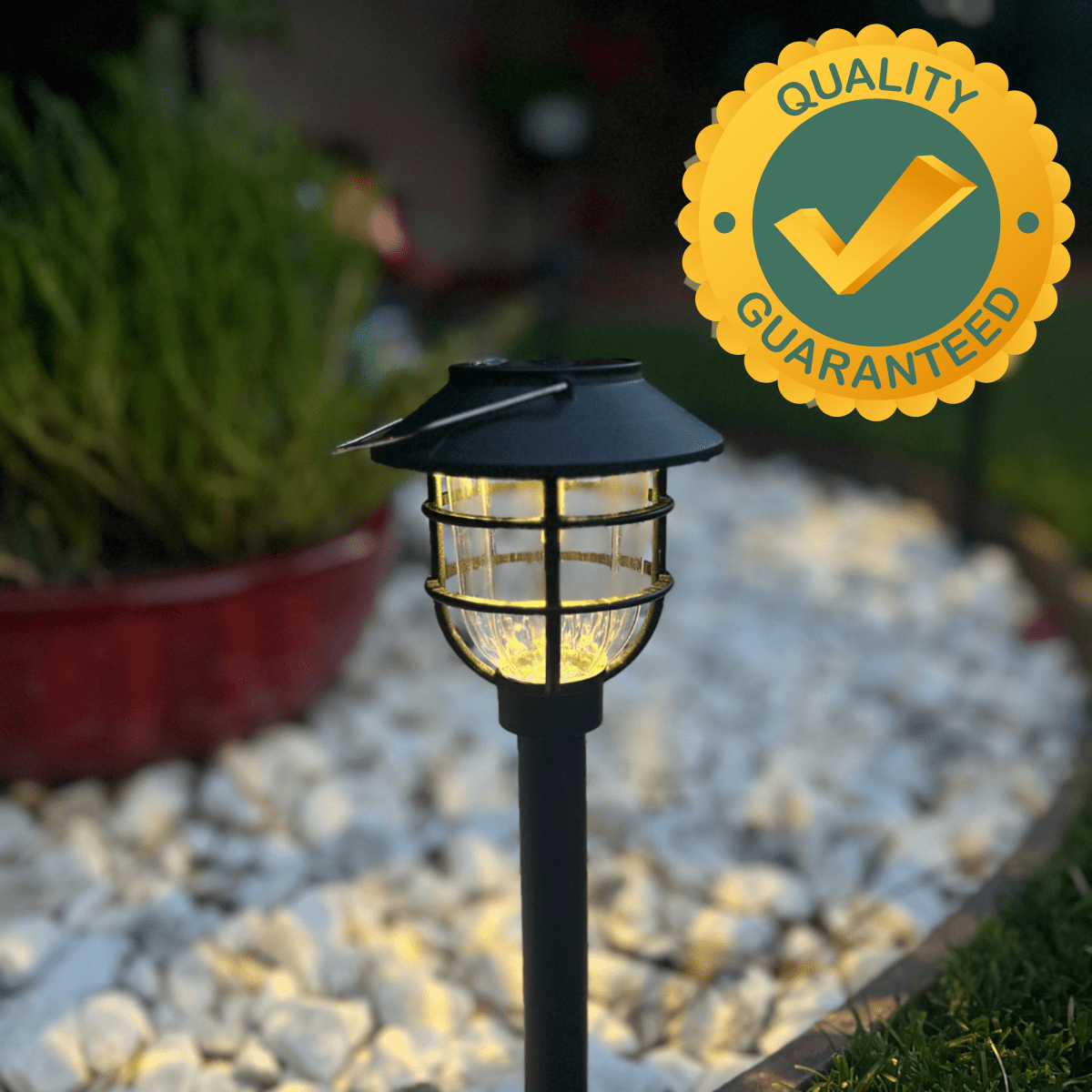 Solar Garden Path Lights - LuminaGlow LED Outdoor Lighting