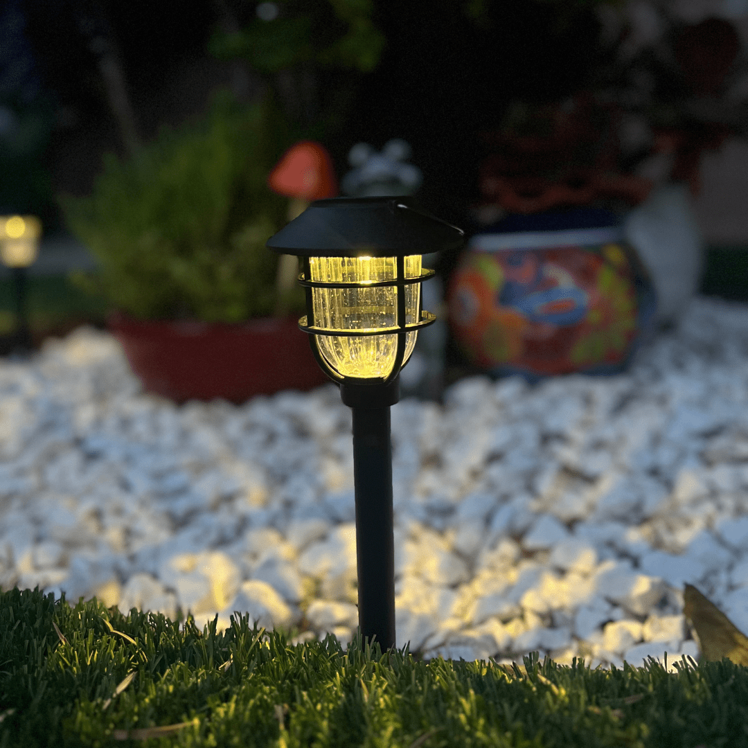 Solar Garden Path Lights - LuminaGlow LED Outdoor Lighting