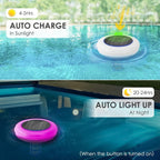 Ionizer Pool Light - AquaGlow Solar Pool Enhancer