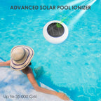 Ionizer Pool Light - AquaGlow Solar Pool Enhancer
