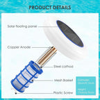 Ionizer Pool Light - AquaGlow Solar Pool Enhancer