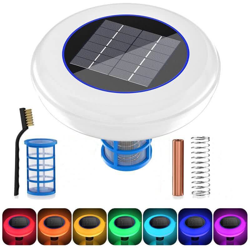 Ionizer Pool Light - AquaGlow Solar Pool Enhancer