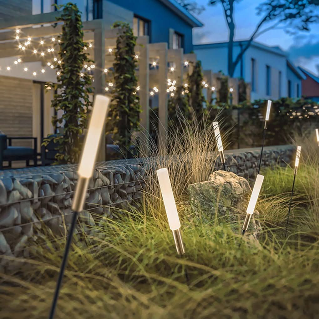 Solar Reed Lamps - LuminaGlow Garden Lighting Solutions