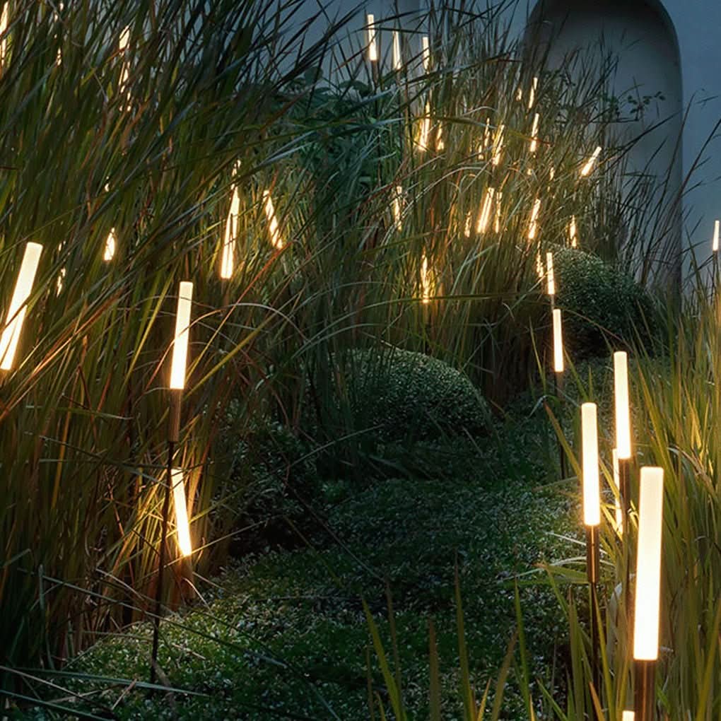 Solar Reed Lamps - LuminaGlow Garden Lighting Solutions