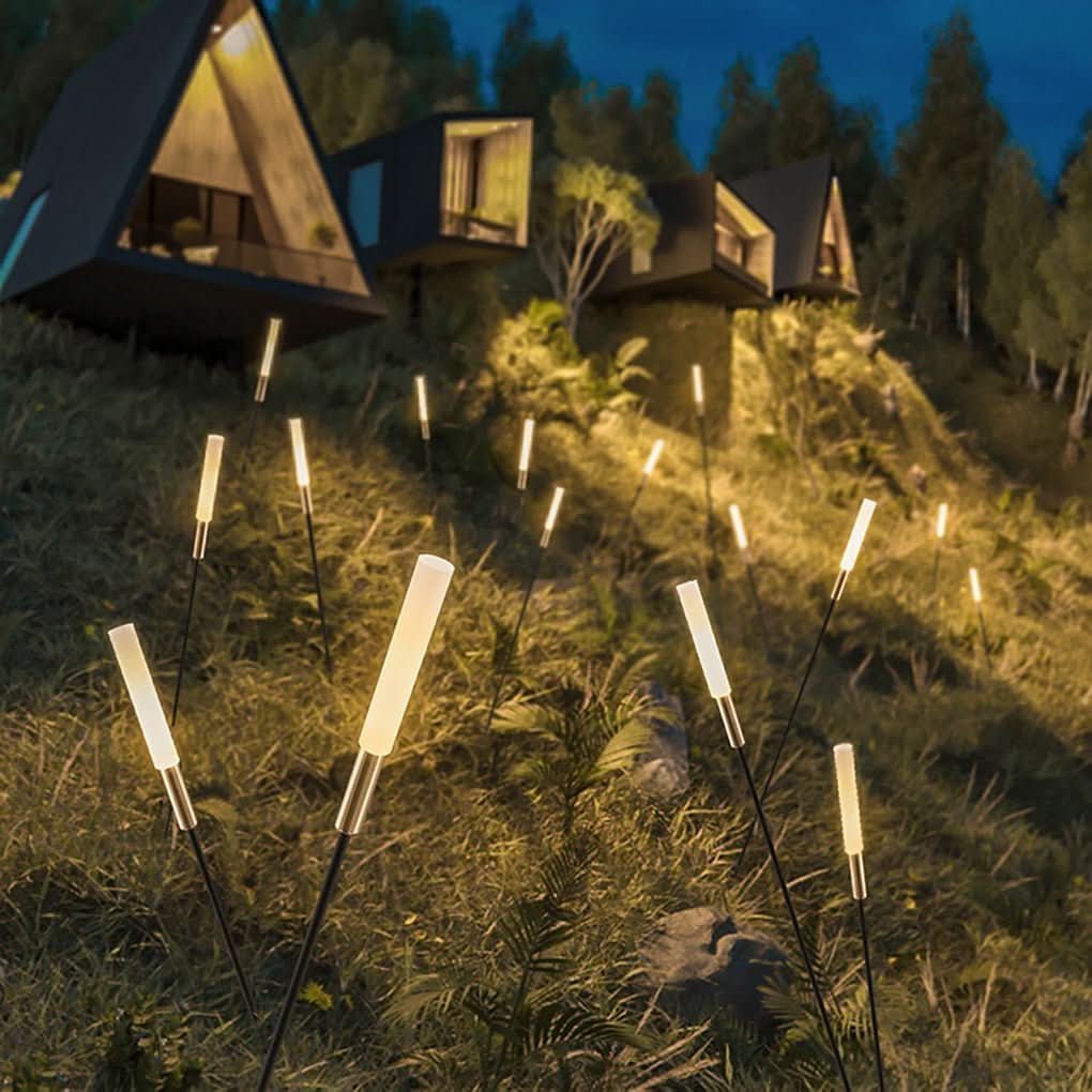 Solar Reed Lamps - LuminaGlow Garden Lighting Solutions