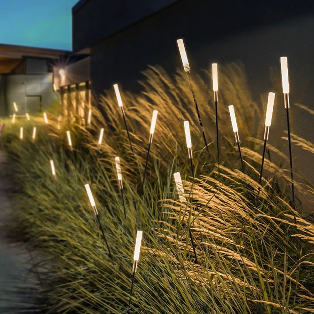 Solar Reed Lamps - LuminaGlow Garden Lighting Solutions