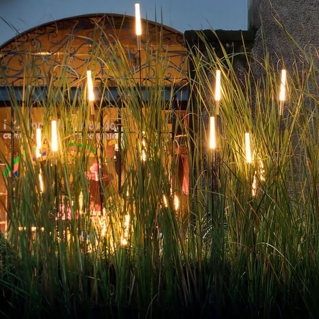 Solar Reed Lamps - LuminaGlow Garden Lighting Solutions