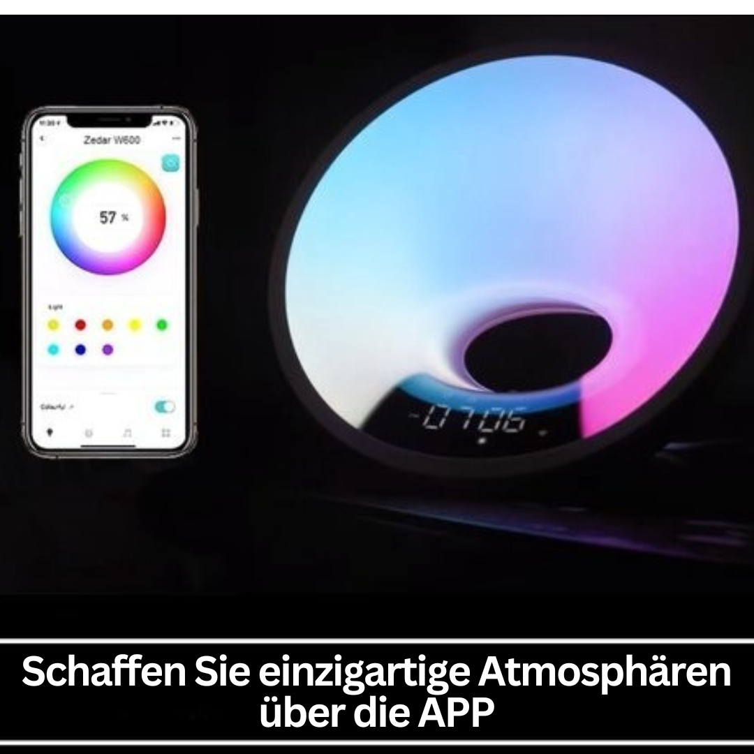 Smart Wake-Up Light with App – Luminara