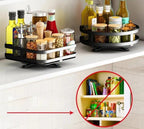 Rotating Storage Rack - LuxeTwist 360° Organizer