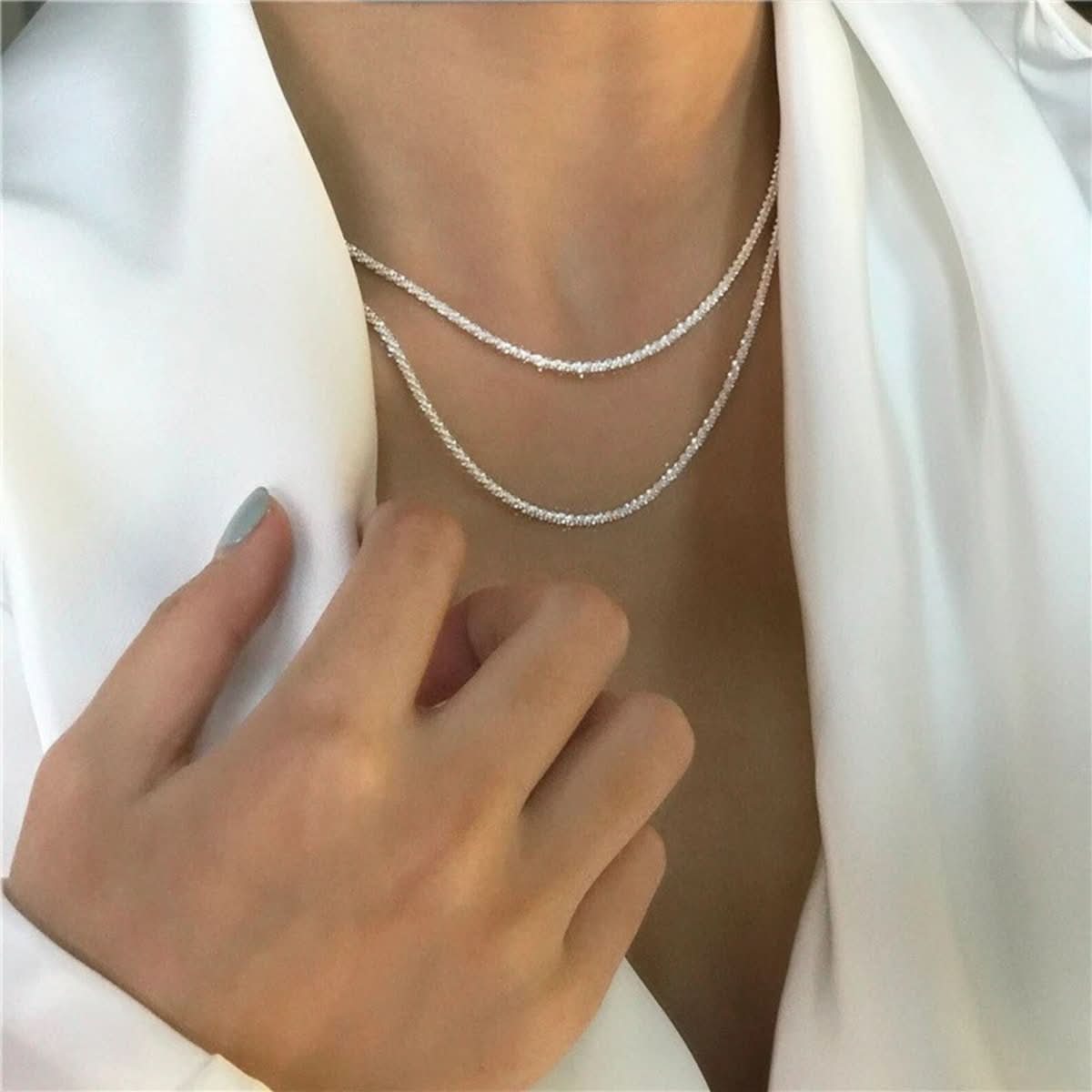 Starry Light Necklace Set - Celestial Elegance Jewelry