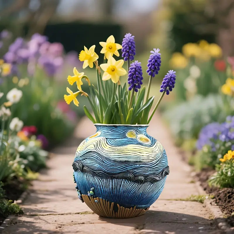 Van Gogh Vase - Artistry by Celestial Creations
