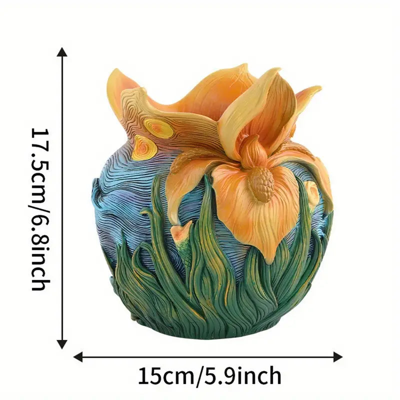 Van Gogh Vase - Artistry by Celestial Creations