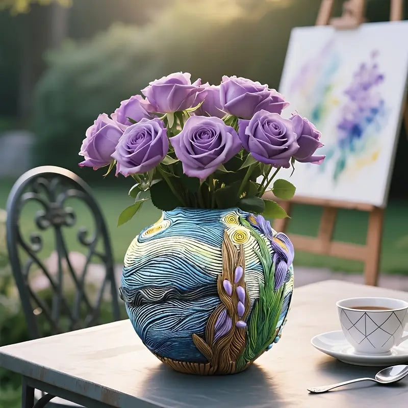 Van Gogh Vase - Artistry by Celestial Creations