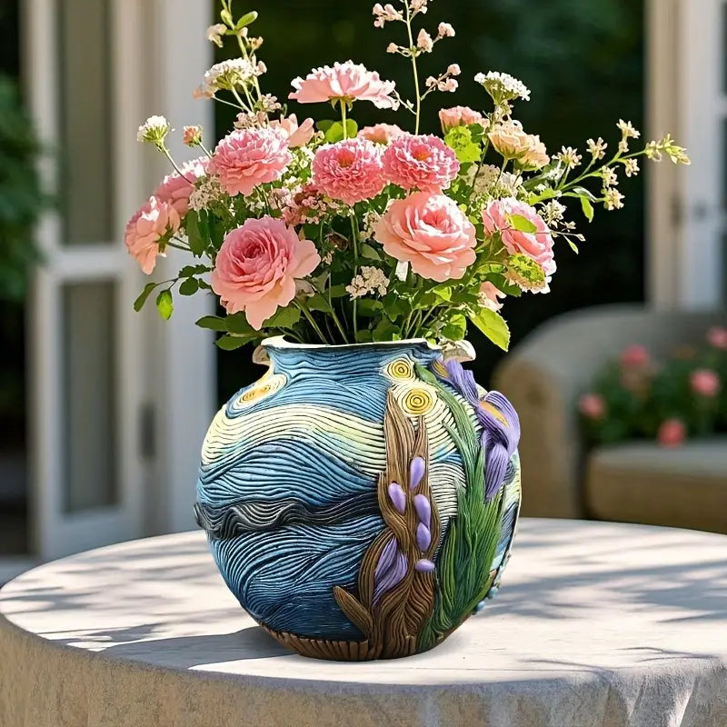 Van Gogh Vase - Artistry by Celestial Creations