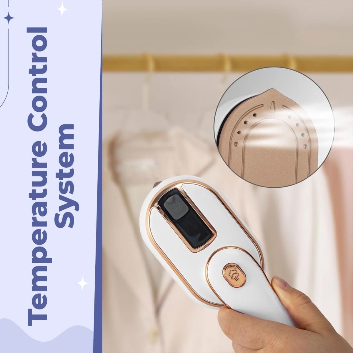 Wrinkle-Free Travel Steamer - LuxeSteam