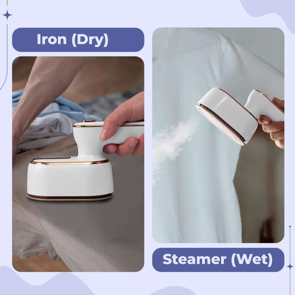 Wrinkle-Free Travel Steamer - LuxeSteam