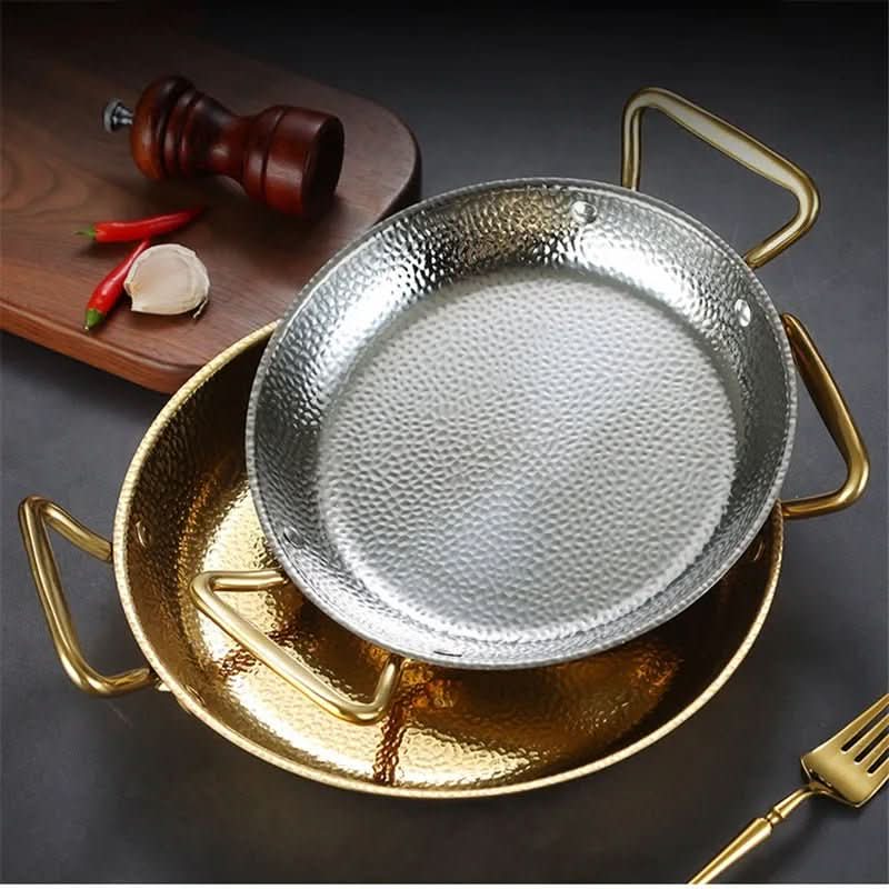 Hammered Stainless Steel Cooking Pot - CulinaryCraft