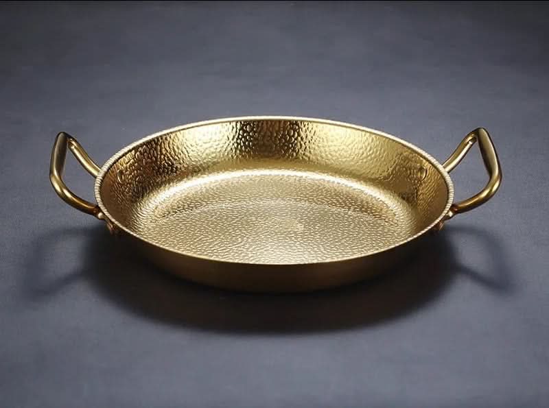Hammered Stainless Steel Cooking Pot - CulinaryCraft
