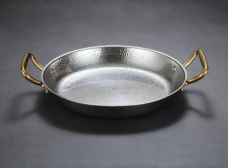 Hammered Stainless Steel Cooking Pot - CulinaryCraft