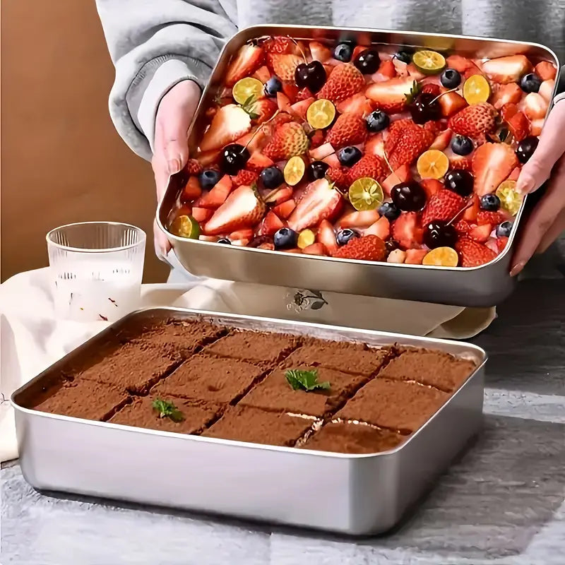 Stainless Steel Food Storage Set - FreshGuard™ 3-Piece Meal Prep