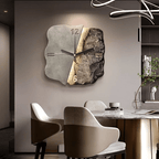 Sandstone Wall Clock - AuraCraft Modern Design