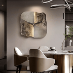 Sandstone Wall Clock - AuraCraft Modern Design