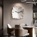 Sandstone Wall Clock - AuraCraft Modern Design