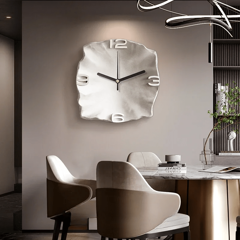 Sandstone Wall Clock - AuraCraft Modern Design
