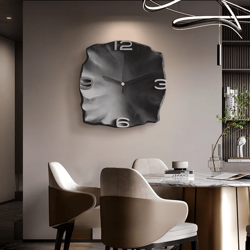 Sandstone Wall Clock - AuraCraft Modern Design