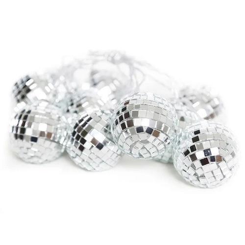 Mirrored Ball String Lights - LuminaGlow