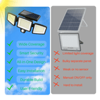 Solar-Powered LED Security Light - LuminaGuard