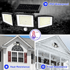 Solar-Powered LED Security Light - LuminaGuard