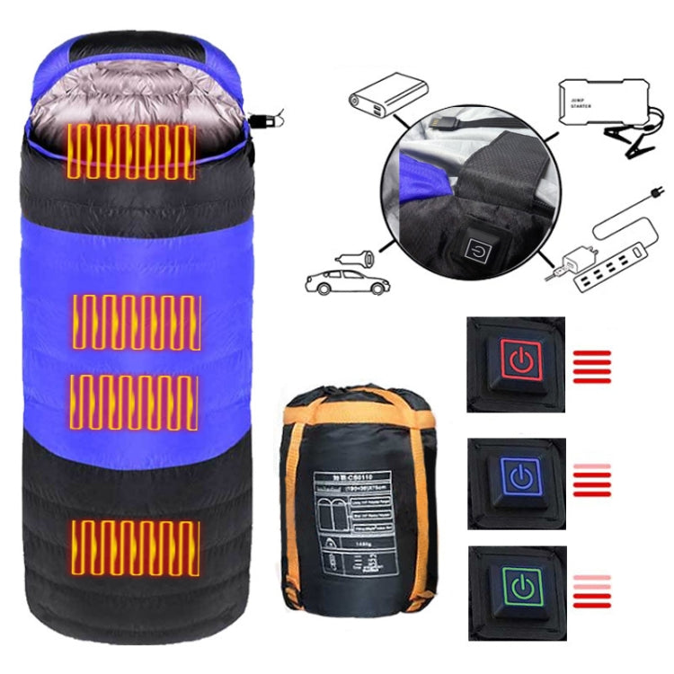 Heated Sleeping Bag with 3 Settings - CozyNest