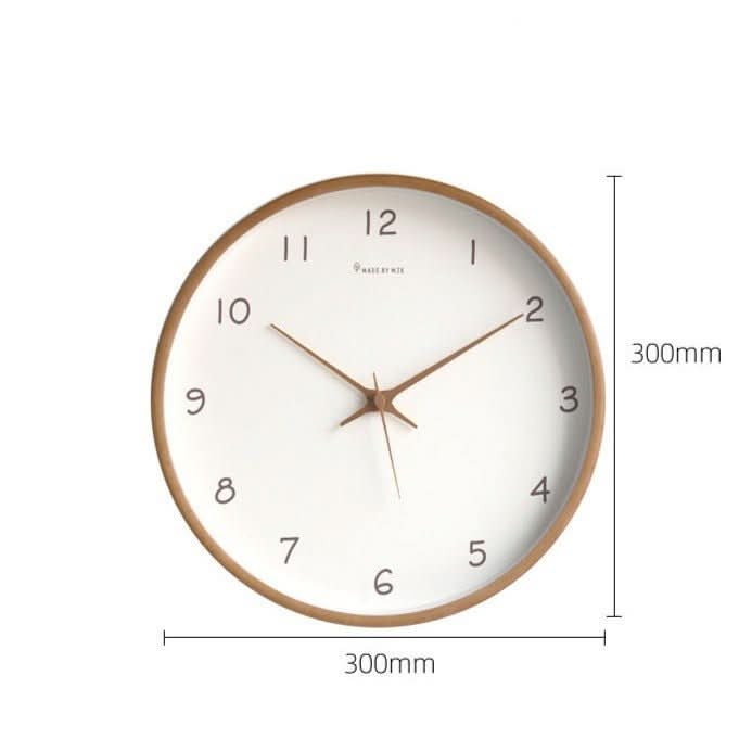 Timeless Analog Wooden Wall Clock - Oak & Co.