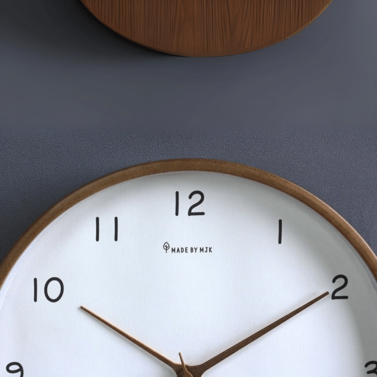 Timeless Analog Wooden Wall Clock - Oak & Co.