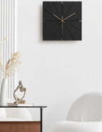 Silent Minimalist Wall Clock - LuxeTime Designs