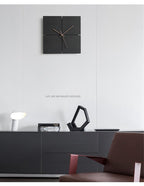 Silent Minimalist Wall Clock - LuxeTime Designs