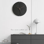Silent Minimalist Wall Clock - LuxeTime Designs