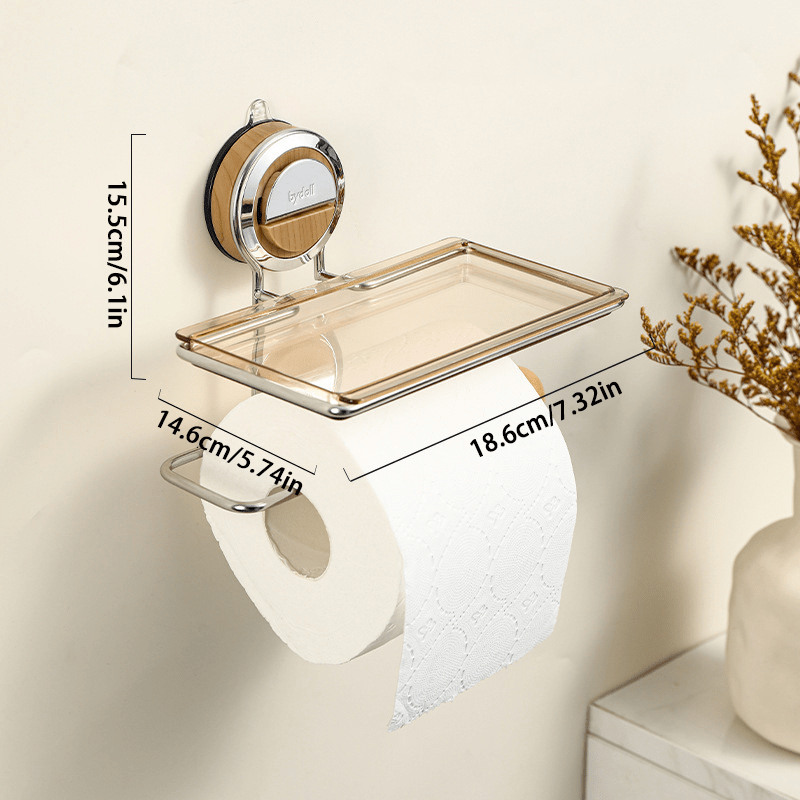 Stainless Steel Toilet Paper Holder - LuxeHome Essentials