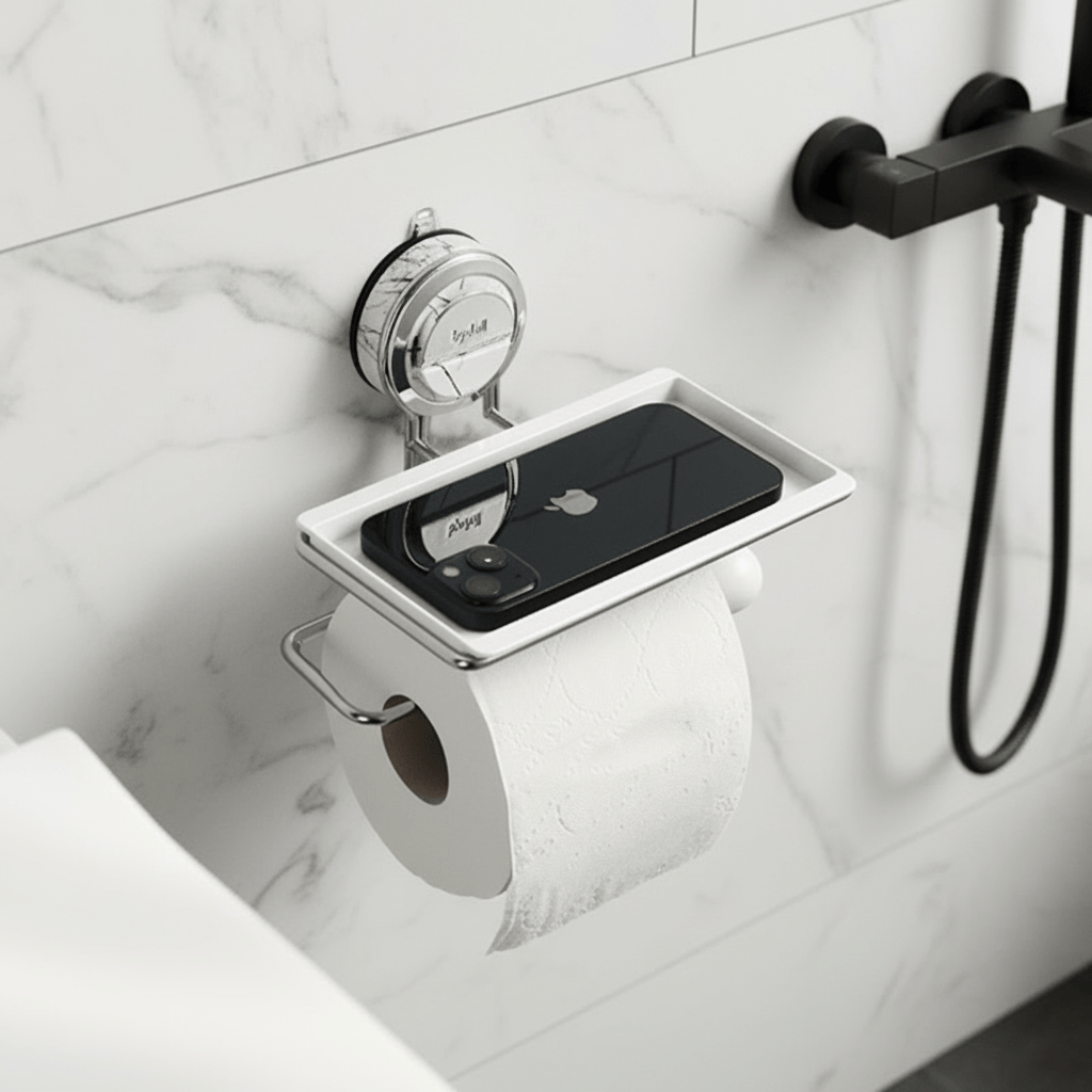 Stainless Steel Toilet Paper Holder - LuxeHome Essentials