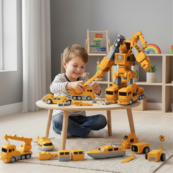 Magnetic Engineering Car Toy - EduPlay