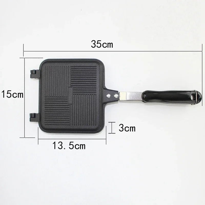 Non-Stick Sandwich Pan - CulinaryCrafts Aluminum Alloy 35x15 cm