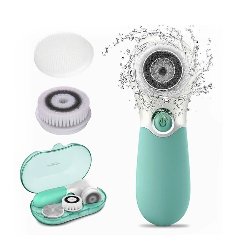 Deep Cleansing Facial Brush Set - LuxeGlow