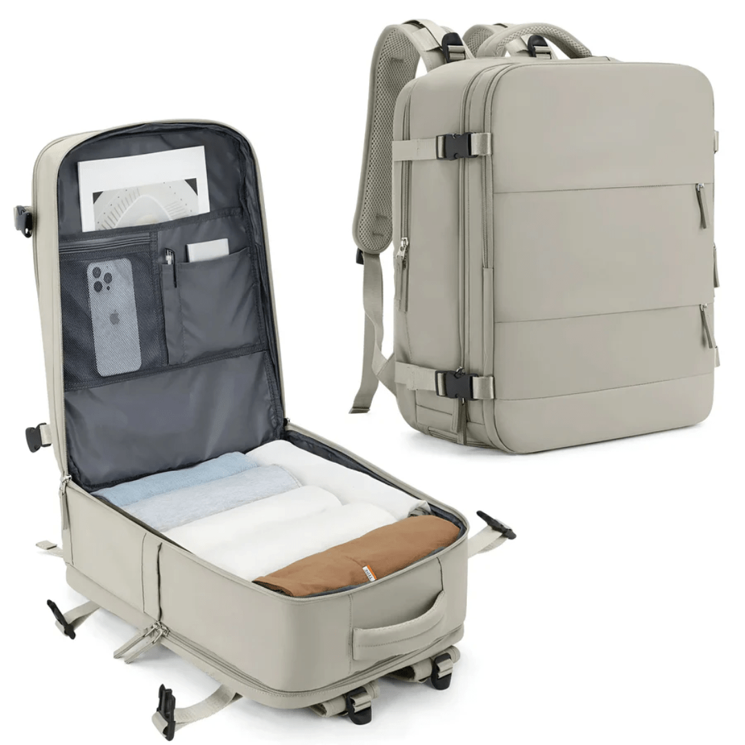 TravelMate Carry-On Luggage - LuxeJet Lightweight Cabin Bag