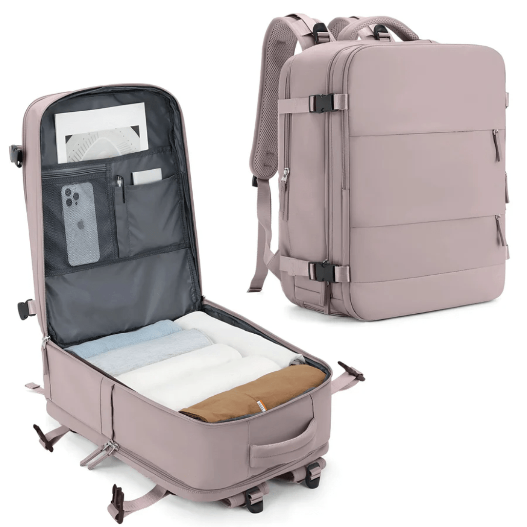 TravelMate Carry-On Luggage - LuxeJet Lightweight Cabin Bag
